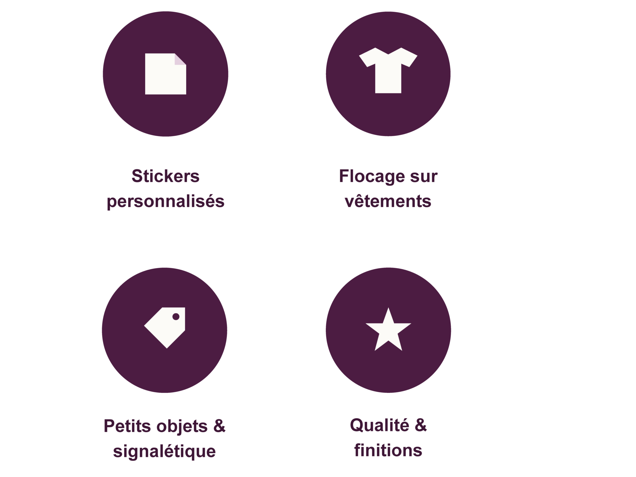 Personnalisation textiles & objets